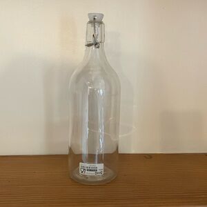 IKEA swing top glass bottle
